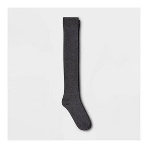 Xhilaration Womens One Size 4-10 Over the Knee Socks Heather Charcoal Gray